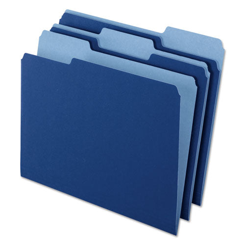 Pendaflex® wholesale. PENDAFLEX Interior File Folders, 1-3-cut Tabs, Letter Size, Navy Blue, 100-box. HSD Wholesale: Janitorial Supplies, Breakroom Supplies, Office Supplies.