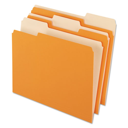 Pendaflex® wholesale. PENDAFLEX Interior File Folders, 1-3-cut Tabs, Letter Size, Orange, 100-box. HSD Wholesale: Janitorial Supplies, Breakroom Supplies, Office Supplies.