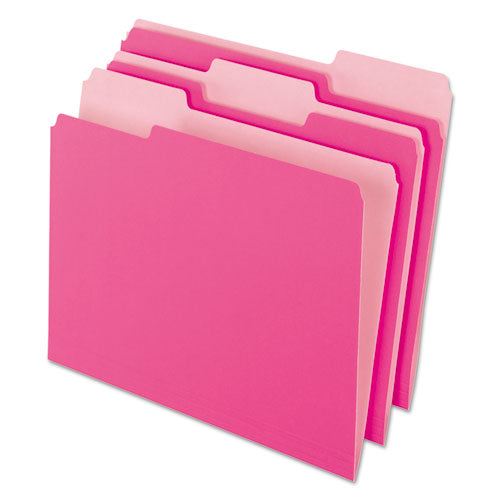 Pendaflex® wholesale. PENDAFLEX Interior File Folders, 1-3-cut Tabs, Letter Size, Pink, 100-box. HSD Wholesale: Janitorial Supplies, Breakroom Supplies, Office Supplies.