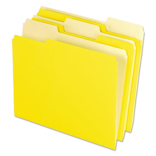 Pendaflex® wholesale. PENDAFLEX Interior File Folders, 1-3-cut Tabs, Letter Size, Yellow, 100-box. HSD Wholesale: Janitorial Supplies, Breakroom Supplies, Office Supplies.