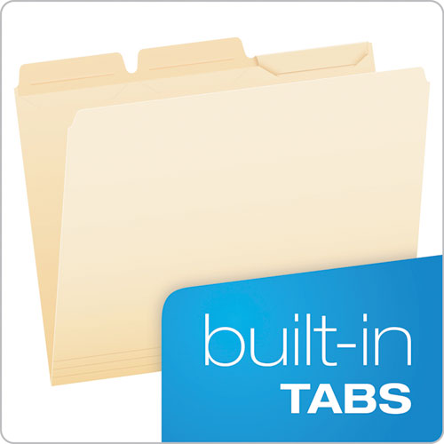 Pendaflex® wholesale. PENDAFLEX Ready-tab Reinforced File Folders, 1-3-cut Tabs, Letter Size, Manila, 50-pack. HSD Wholesale: Janitorial Supplies, Breakroom Supplies, Office Supplies.