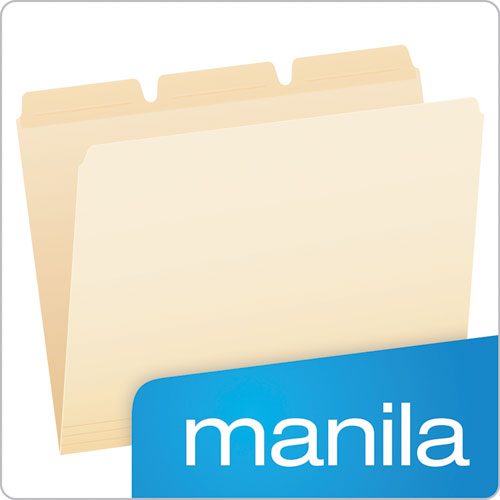 Pendaflex® wholesale. PENDAFLEX Ready-tab Reinforced File Folders, 1-3-cut Tabs, Letter Size, Manila, 50-pack. HSD Wholesale: Janitorial Supplies, Breakroom Supplies, Office Supplies.