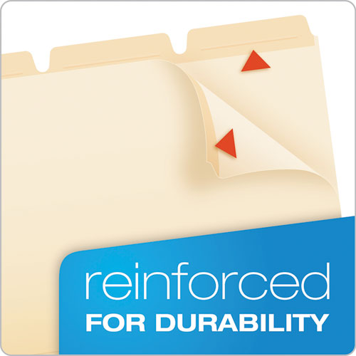 Pendaflex® wholesale. PENDAFLEX Ready-tab Reinforced File Folders, 1-3-cut Tabs, Letter Size, Manila, 50-pack. HSD Wholesale: Janitorial Supplies, Breakroom Supplies, Office Supplies.