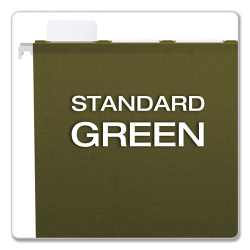 Pendaflex® wholesale. PENDAFLEX Ready-tab Reinforced Hanging File Folders, Letter Size, 1-5-cut Tab, Standard Green, 25-box. HSD Wholesale: Janitorial Supplies, Breakroom Supplies, Office Supplies.