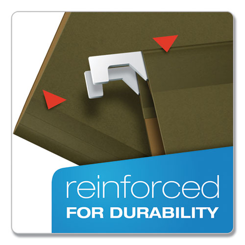 Pendaflex® wholesale. PENDAFLEX Ready-tab Reinforced Hanging File Folders, Legal Size, 1-6-cut Tab, Standard Green, 25-box. HSD Wholesale: Janitorial Supplies, Breakroom Supplies, Office Supplies.