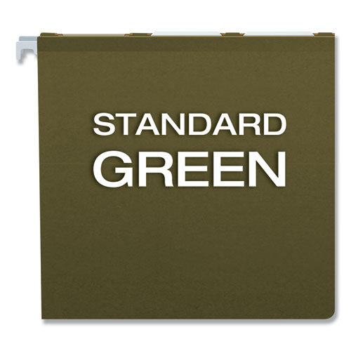 Pendaflex® wholesale. PENDAFLEX Ready-tab Reinforced Hanging File Folders, Legal Size, 1-6-cut Tab, Standard Green, 25-box. HSD Wholesale: Janitorial Supplies, Breakroom Supplies, Office Supplies.