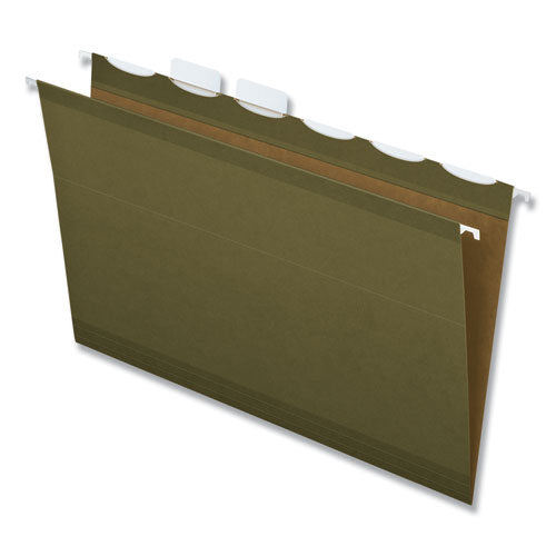 Pendaflex® wholesale. PENDAFLEX Ready-tab Reinforced Hanging File Folders, Legal Size, 1-6-cut Tab, Standard Green, 25-box. HSD Wholesale: Janitorial Supplies, Breakroom Supplies, Office Supplies.