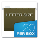 Pendaflex® wholesale. PENDAFLEX Ready-tab Reinforced Hanging File Folders, Letter Size, 1-3-cut Tab, Standard Green, 25-box. HSD Wholesale: Janitorial Supplies, Breakroom Supplies, Office Supplies.