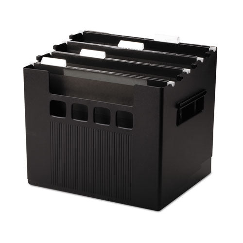 Pendaflex® wholesale. PENDAFLEX Portable Desktop File With Hanging Folders, Letter Size, 10" Long, Black. HSD Wholesale: Janitorial Supplies, Breakroom Supplies, Office Supplies.