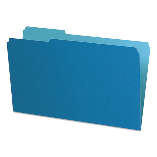 Pendaflex® wholesale. PENDAFLEX Interior File Folders, 1-3-cut Tabs, Legal Size, Blue, 100-box. HSD Wholesale: Janitorial Supplies, Breakroom Supplies, Office Supplies.