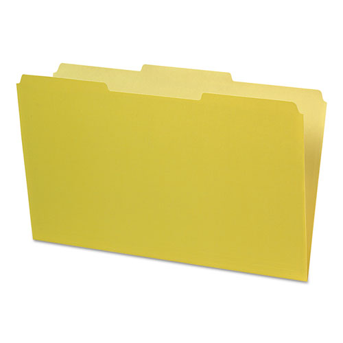 Pendaflex® wholesale. PENDAFLEX Interior File Folders, 1-3-cut Tabs, Legal Size, Yellow, 100-box. HSD Wholesale: Janitorial Supplies, Breakroom Supplies, Office Supplies.