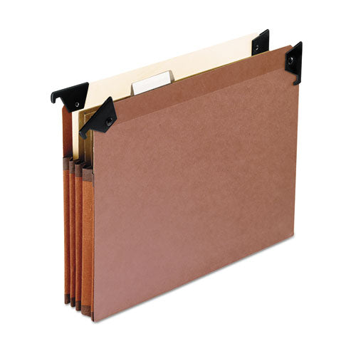 Pendaflex® wholesale. PENDAFLEX Premium Expanding Hanging File Pockets With Swing Hooks And Dividers, Letter Size, 1-5-cut Tab, Brown, 5-box. HSD Wholesale: Janitorial Supplies, Breakroom Supplies, Office Supplies.