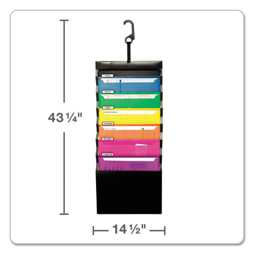 Pendaflex® wholesale. PENDAFLEX Desk Free Hanging Organizer W- Case, 1" Expansion, 6 Sections, 1-3-cut Tab, Letter Size, Randomly Assorted. HSD Wholesale: Janitorial Supplies, Breakroom Supplies, Office Supplies.