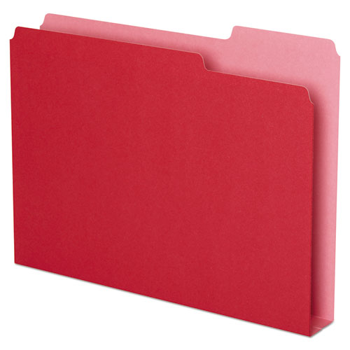 Pendaflex® wholesale. PENDAFLEX Double Stuff File Folders, 1-3-cut Tabs, Letter Size, Red, 50-pack. HSD Wholesale: Janitorial Supplies, Breakroom Supplies, Office Supplies.