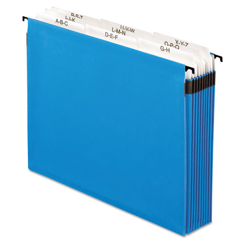 Pendaflex® wholesale. PENDAFLEX Surehook Nine-section Hanging Folder, Letter Size, 8 Dividers, 1-5-cut Tab, Blue. HSD Wholesale: Janitorial Supplies, Breakroom Supplies, Office Supplies.