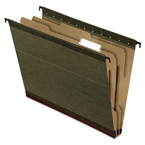 Pendaflex® wholesale. PENDAFLEX Surehook Reinforced Hanging Divider Folders, 1 Divider, Letter Size, Green, 10-box. HSD Wholesale: Janitorial Supplies, Breakroom Supplies, Office Supplies.