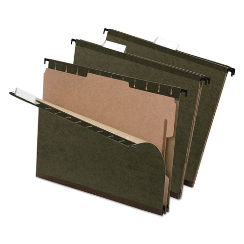 Pendaflex® wholesale. PENDAFLEX Surehook Reinforced Hanging Divider Folders, 1 Divider, Letter Size, Green, 10-box. HSD Wholesale: Janitorial Supplies, Breakroom Supplies, Office Supplies.