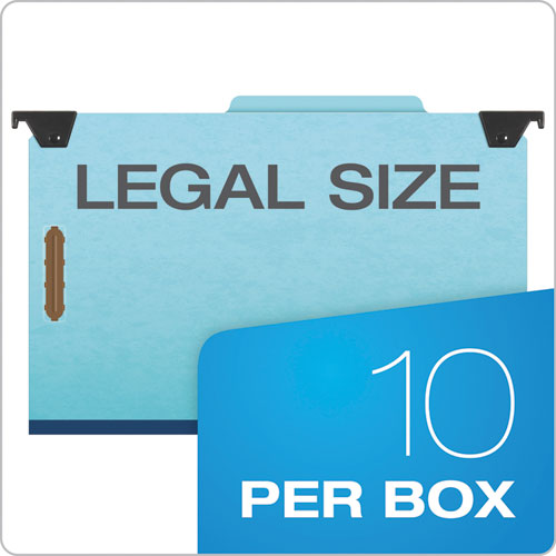 Pendaflex® wholesale. PENDAFLEX Hanging Classification Folders With Dividers, Legal Size, 2 Dividers, 2-5-cut Tab, Blue. HSD Wholesale: Janitorial Supplies, Breakroom Supplies, Office Supplies.