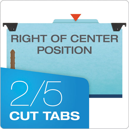 Pendaflex® wholesale. PENDAFLEX Hanging Classification Folders With Dividers, Legal Size, 2 Dividers, 2-5-cut Tab, Blue. HSD Wholesale: Janitorial Supplies, Breakroom Supplies, Office Supplies.