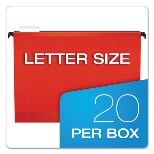 Pendaflex® wholesale. PENDAFLEX Surehook Hanging Folders, Letter Size, 1-5-cut Tab, Red, 20-box. HSD Wholesale: Janitorial Supplies, Breakroom Supplies, Office Supplies.