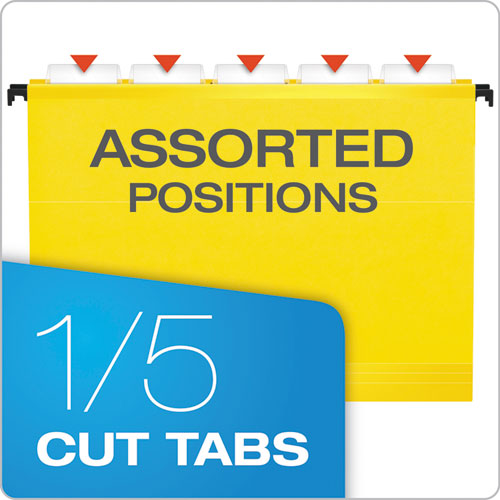 Pendaflex® wholesale. PENDAFLEX Surehook Hanging Folders, Letter Size, 1-5-cut Tab, Yellow, 20-box. HSD Wholesale: Janitorial Supplies, Breakroom Supplies, Office Supplies.