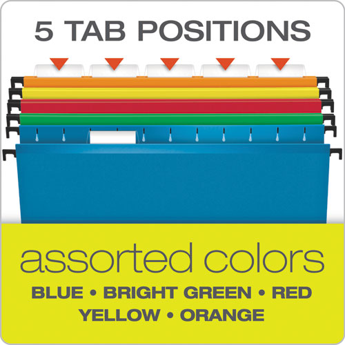 Pendaflex® wholesale. PENDAFLEX Surehook Hanging Folders, Letter Size, 1-5-cut Tab, Assorted, 20-box. HSD Wholesale: Janitorial Supplies, Breakroom Supplies, Office Supplies.