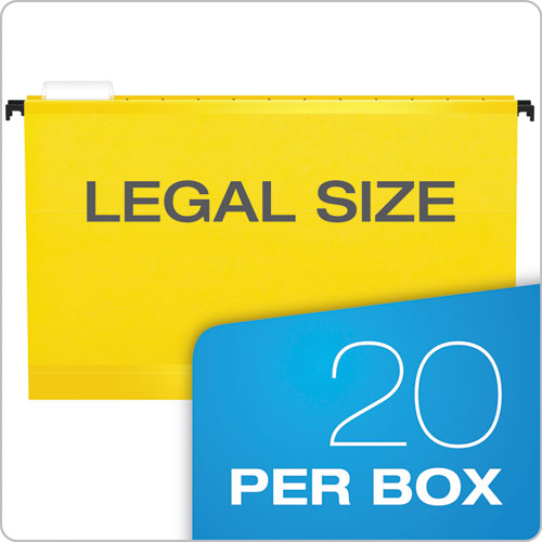 Pendaflex® wholesale. PENDAFLEX Surehook Hanging Folders, Legal Size, 1-5-cut Tab, Yellow, 20-box. HSD Wholesale: Janitorial Supplies, Breakroom Supplies, Office Supplies.