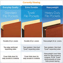 Pendaflex® wholesale. PENDAFLEX File Pocket W- Tyvek, 3.5" Expansion, Legal Size, Redrope, 10-box. HSD Wholesale: Janitorial Supplies, Breakroom Supplies, Office Supplies.