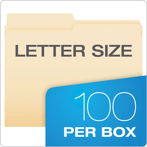 Pendaflex® wholesale. PENDAFLEX Manila File Folders, 1-2-cut Tabs, Letter Size, 100-box. HSD Wholesale: Janitorial Supplies, Breakroom Supplies, Office Supplies.