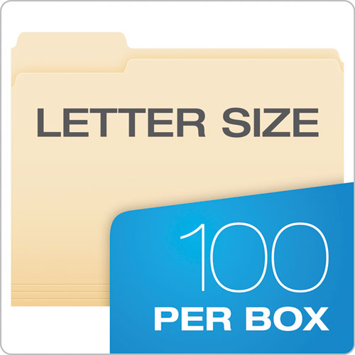 Pendaflex® wholesale. PENDAFLEX Manila File Folders, 1-3-cut Tabs, Left Position, Left Position, Letter Size, 100-box. HSD Wholesale: Janitorial Supplies, Breakroom Supplies, Office Supplies.