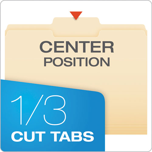 Pendaflex® wholesale. PENDAFLEX Manila File Folders, 1-3-cut Tabs, Center Position, Letter Size, 100-box. HSD Wholesale: Janitorial Supplies, Breakroom Supplies, Office Supplies.