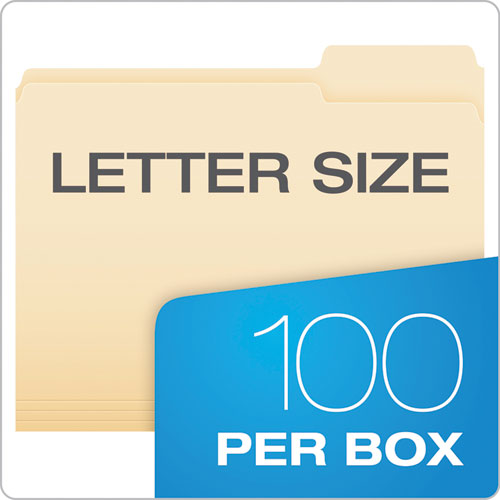 Pendaflex® wholesale. PENDAFLEX Manila File Folders, 1-3-cut Tabs, Right Position, Letter Size, 100-box. HSD Wholesale: Janitorial Supplies, Breakroom Supplies, Office Supplies.