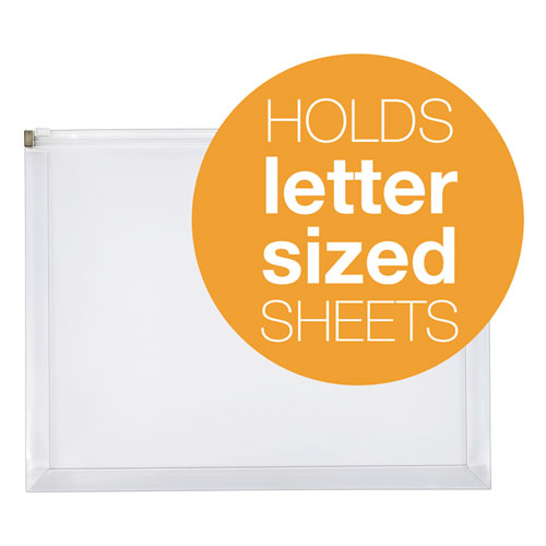 Pendaflex® wholesale. PENDAFLEX Poly Zip Envelope, Zipper Closure, 10 X 13, Clear, 5-pack. HSD Wholesale: Janitorial Supplies, Breakroom Supplies, Office Supplies.