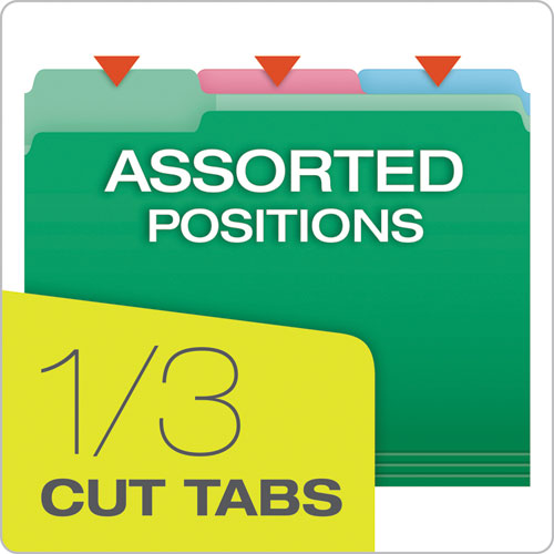 Pendaflex® wholesale. PENDAFLEX File Folders With Erasable Tabs, 1-3-cut Tabs, Letter Size, Assorted, 30-pack. HSD Wholesale: Janitorial Supplies, Breakroom Supplies, Office Supplies.