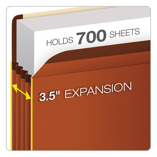 Pendaflex® wholesale. PENDAFLEX Premium Reinforced Expanding File Pockets, 3.5" Expansion, Letter Size, Red Fiber, 10-box. HSD Wholesale: Janitorial Supplies, Breakroom Supplies, Office Supplies.