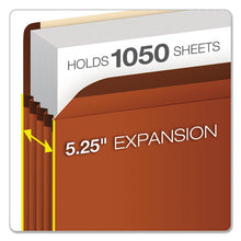 Load image into Gallery viewer, Pendaflex® wholesale. PENDAFLEX Premium Reinforced Expanding File Pockets, 5.25&quot; Expansion, Legal Size, Red Fiber, 5-box. HSD Wholesale: Janitorial Supplies, Breakroom Supplies, Office Supplies.