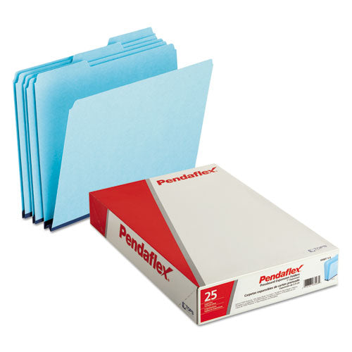 Pendaflex® wholesale. PENDAFLEX Pressboard Expanding File Folders, 1-3-cut Tabs, Legal Size, Blue, 25-box. HSD Wholesale: Janitorial Supplies, Breakroom Supplies, Office Supplies.