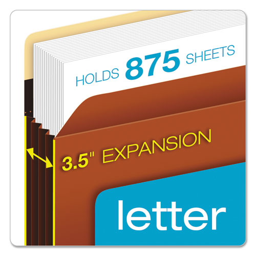 Pendaflex® wholesale. PENDAFLEX Heavy-duty File Pockets, 3.5" Expansion, Letter Size, Redrope, 25-box. HSD Wholesale: Janitorial Supplies, Breakroom Supplies, Office Supplies.