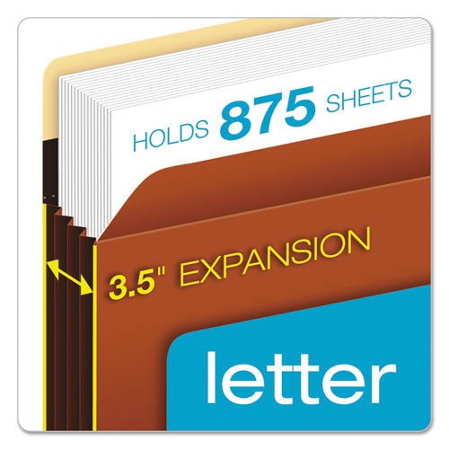 Pendaflex® wholesale. PENDAFLEX Heavy-duty File Pockets, 3.5" Expansion, Letter Size, Redrope, 10-box. HSD Wholesale: Janitorial Supplies, Breakroom Supplies, Office Supplies.