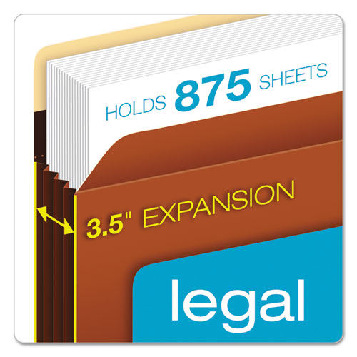 Pendaflex® wholesale. PENDAFLEX Heavy-duty File Pockets, 3.5" Expansion, Legal Size, Redrope, 25-box. HSD Wholesale: Janitorial Supplies, Breakroom Supplies, Office Supplies.