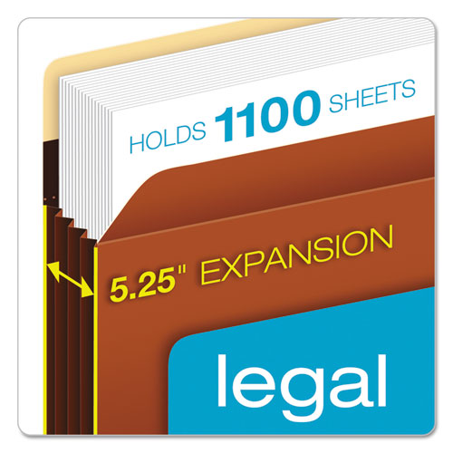 Pendaflex® wholesale. PENDAFLEX Heavy-duty File Pockets, 5.25" Expansion, Legal Size, Redrope, 10-box. HSD Wholesale: Janitorial Supplies, Breakroom Supplies, Office Supplies.