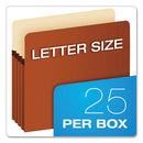 Pendaflex® wholesale. Earthwise By Pendaflex 100% Recycled File Pockets, 3.5" Expansion, Letter Size, Red Fiber. HSD Wholesale: Janitorial Supplies, Breakroom Supplies, Office Supplies.