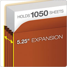 Load image into Gallery viewer, Pendaflex® wholesale. Earthwise By Pendaflex 100% Recycled File Pockets, 5.25&quot; Expansion, Letter Size, Red Fiber. HSD Wholesale: Janitorial Supplies, Breakroom Supplies, Office Supplies.