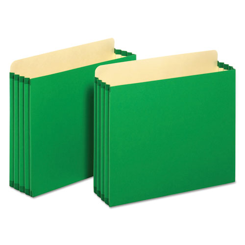 Pendaflex® wholesale. File Cabinet Pockets, 3.5" Expansion, Letter Size, Green, 10-box. HSD Wholesale: Janitorial Supplies, Breakroom Supplies, Office Supplies.