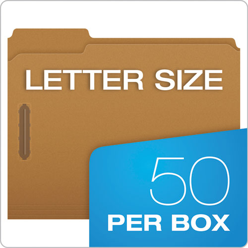 Pendaflex® wholesale. PENDAFLEX Kraft Folders With Two Fasteners, 1-3-cut Tabs, Letter Size, Kraft, 50-box. HSD Wholesale: Janitorial Supplies, Breakroom Supplies, Office Supplies.