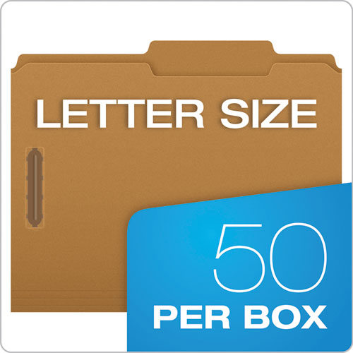 Pendaflex® wholesale. PENDAFLEX Kraft Folders With Two Fasteners, 2-5-cut Tabs, Right Of Center, Letter Size, Kraft, 50-box. HSD Wholesale: Janitorial Supplies, Breakroom Supplies, Office Supplies.