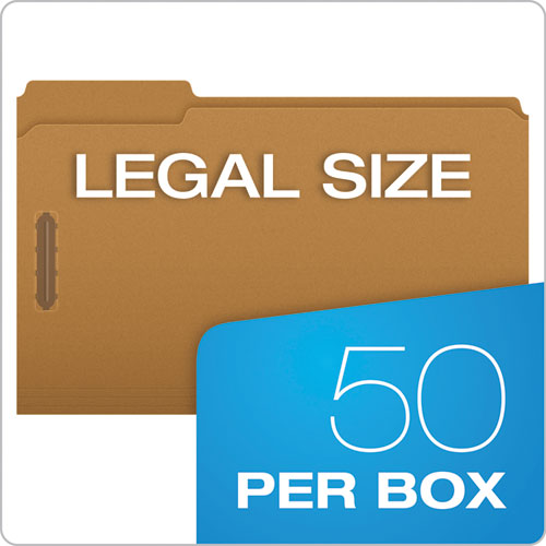 Pendaflex® wholesale. PENDAFLEX Kraft Folders With Two Fasteners, 1-3-cut Tabs, Legal Size, Kraft, 50-box. HSD Wholesale: Janitorial Supplies, Breakroom Supplies, Office Supplies.