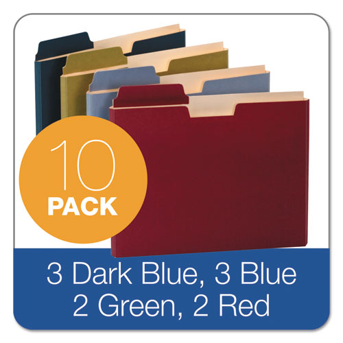 Pendaflex® wholesale. PENDAFLEX File Folder Pocket, 0.75" Expansion, Letter Size, Assorted, 10-pack. HSD Wholesale: Janitorial Supplies, Breakroom Supplies, Office Supplies.