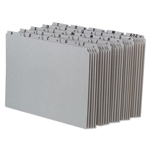 Pendaflex® wholesale. PENDAFLEX Top Tab A-z File Guides, 1-5-cut Top Tab, A To Z, 8.5 X 11, Gray, 25-set. HSD Wholesale: Janitorial Supplies, Breakroom Supplies, Office Supplies.