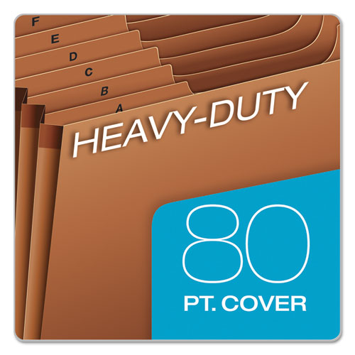 Pendaflex® wholesale. PENDAFLEX -duty Expanding File, 21 Sections, 1-3-cut Tab, Letter Size, Redrope. HSD Wholesale: Janitorial Supplies, Breakroom Supplies, Office Supplies.